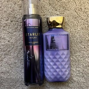 b&bw starlit night fine fragrance mist and daily nourishing body lotion